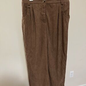 HALARA Tan Corduroy Pants